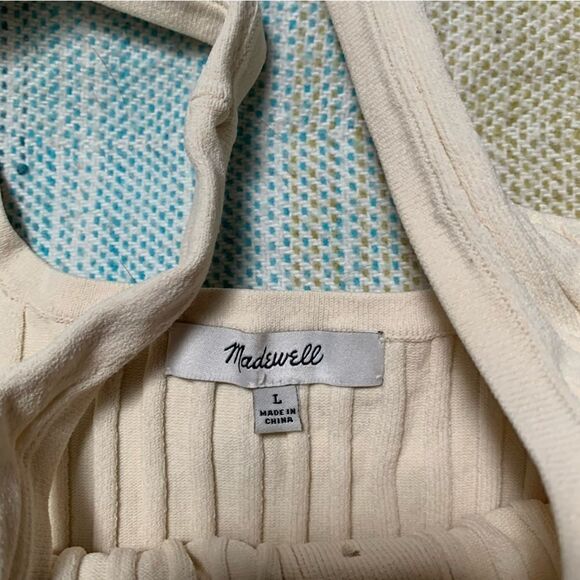 MADEWELL cropped tank top size large - Picture 2 of 4